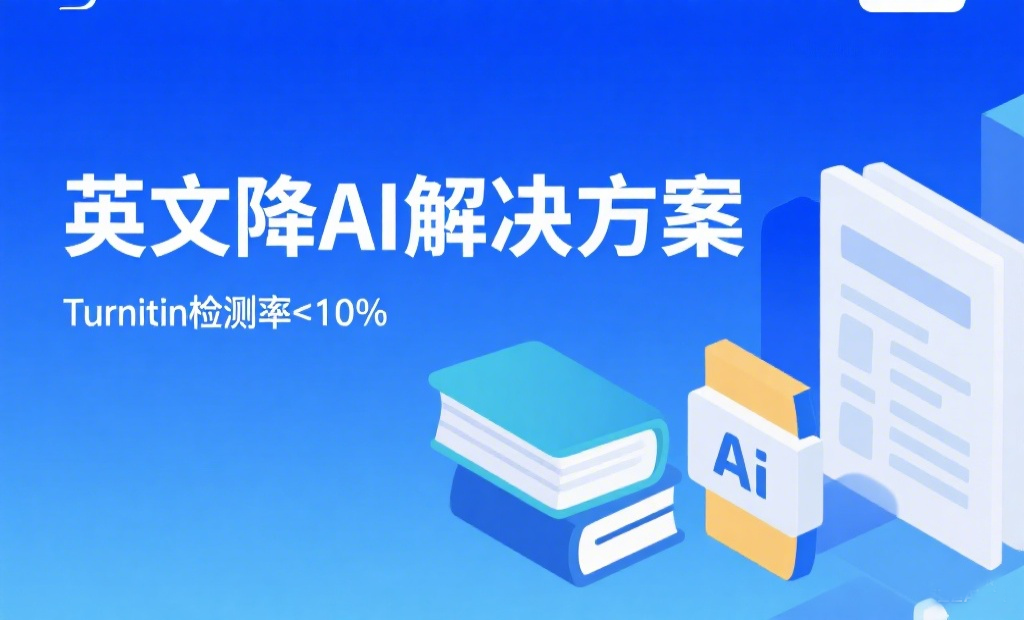 30分钟无痛降低AI率，Turnitin检测不超过10%的有效方法