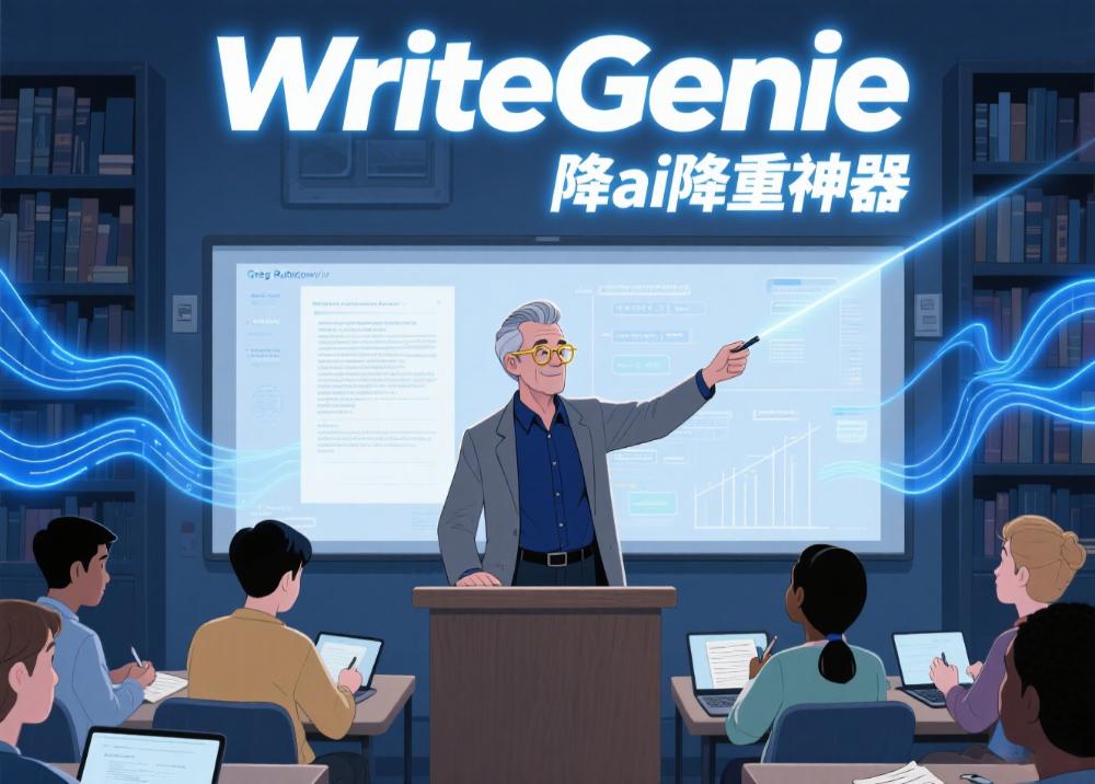 📉【论文降重+降AI双效合一】告别高查重率与AI痕迹！WriteGenie智能改写全攻略🔥