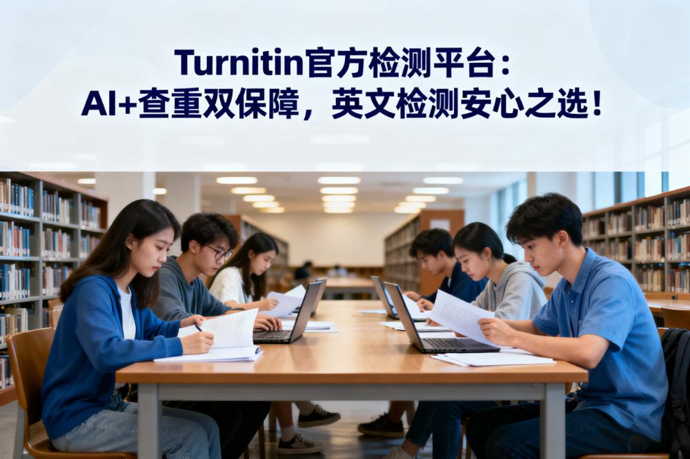 Turnitin官方检测平台：AI+查重双保障，英文检测安心之选
