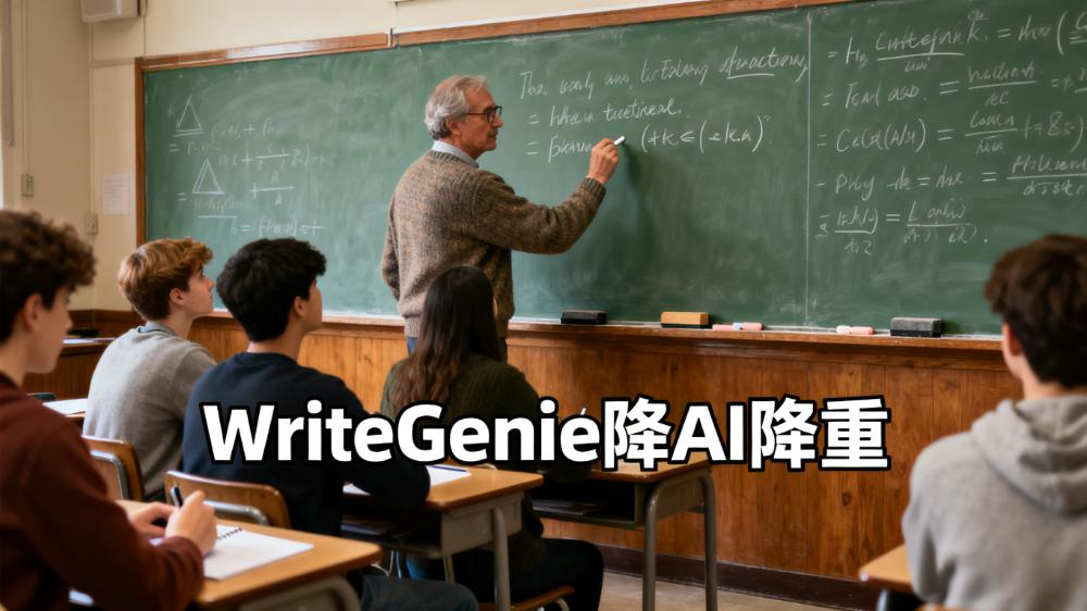 WriteGenie：AI论文降重+AIGC查重天花板！留学生&英专生去AI痕迹一次达标